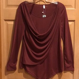New Dressfo Burgundy Top